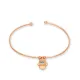 Hamsa Design with Tiny Evil Eye Wholesale Handmade Turkish Sterling Silver Cuff Bangle