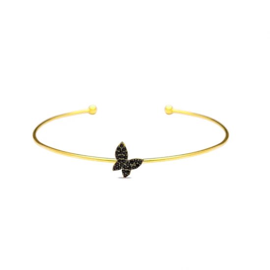 Made in Turkey Butterfly 925 Sterling Silver Bangle Made in Turkey Butterfly 925 Sterling Silver Bangle