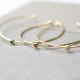 Made in Turkey Emerald 925 Sterling Silver Bangle