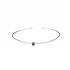 Made in Turkey Emerald 925 Sterling Silver Bangle