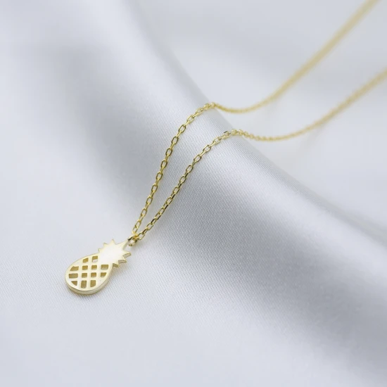 Made in Turkey Pineapple 925 Sterling Silver Pendant Made in Turkey Pineapple 925 Sterling Silver Pendant