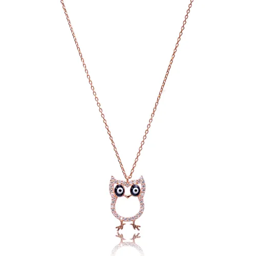Made in Turkey Owl Sterling Silver Pendant