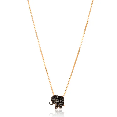 Turkish Minimalist Elephant Sterling Silver Pendant