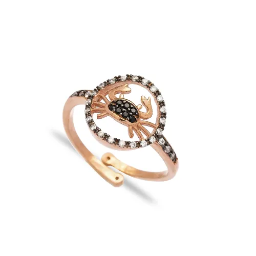 Turkish Crab Adjustable 925 Sterling Silver Ring
