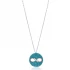 Made in Turkey Round CZ 925 Silver Pendant