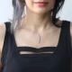 Turquoise Marquise Pave 925 Sterling Silver Necklace - Sade 925 Silver Jewelry