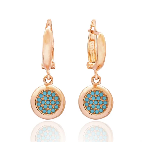 Turkish Simple Round Earrings in 925 Sterling Silver Turkish Simple Round Earrings in 925 Sterling Silver
