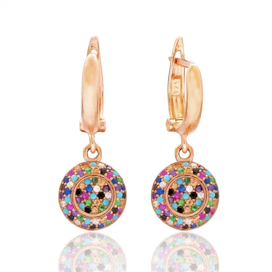 Turkish Simple Round 925 Silver Earrings Turkish Simple Round 925 Silver Earrings