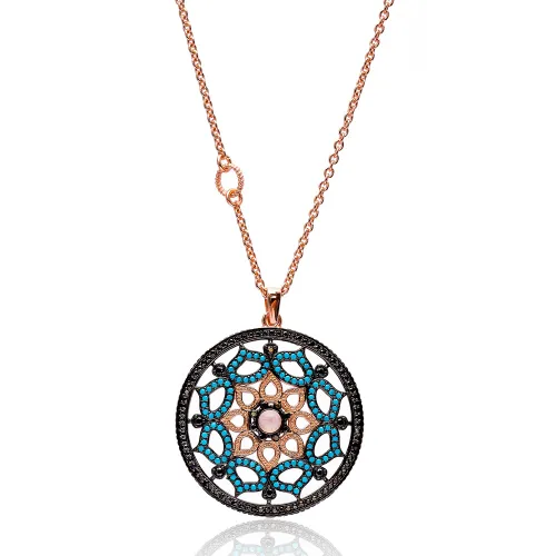Turkish Traditional 925K 925 Silver Pendant