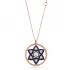 Turkish Traditional Sapphire Sterling Silver Pendant