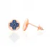 Turkish Clover Sapphire 925 Sterling Silver Earrings