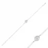 Turkish 925 Silver Minimalist Triangle Bracelet