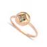Turkish Mix CZ Square 925 Sterling Silver Ring