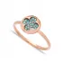 Turkish Minimalist Clover Ring in Sterling Silver