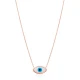 Turkish Sterling Silver Evil Eye Necklace Turkish Sterling Silver Evil Eye Necklace