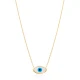 Turkish Sterling Silver Evil Eye Necklace Turkish Sterling Silver Evil Eye Necklace
