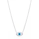 Turkish Sterling Silver Evil Eye Necklace Turkish Sterling Silver Evil Eye Necklace