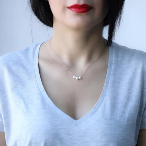 Turkish Pearl 925 Sterling Silver Necklace