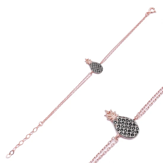 Turkish Pineapple Bracelet in 925 Sterling Silver