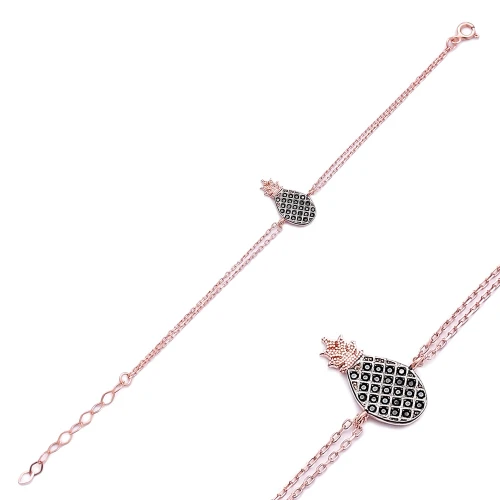 Turkish Pineapple Bracelet in 925 Sterling Silver