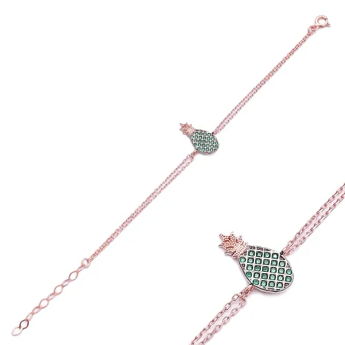 Turkish Pineapple Sterling Silver Bracelet