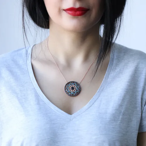 Turkish Traditional 925K Sterling Silver Pendant