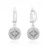 Turkish Round Dangle 925 Silver Earrings Wholesale