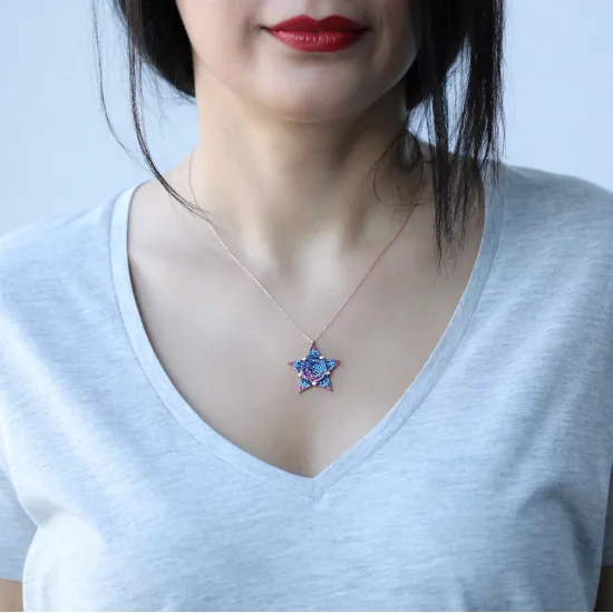 Turkish Handmade Star Sterling Silver Pendant Turkish Handmade Star Sterling Silver Pendant