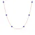 Turkish Mini Evil Eye Beaded Choker 925 Silver Necklace