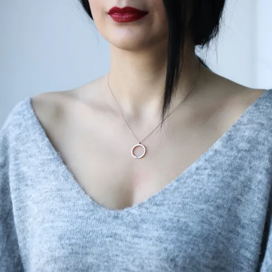 Turkish Rounded Pendant in 925 Sterling Silver | 925 Sterling Silver Wholesale | Sade Silver Turkish Rounded Pendant in 925 Sterling Silver - Sade 925 Silver Jewelry
