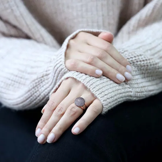 Rounded Cluster Design Ring Wholesale Handcrafted 925 Sterling Silver Jewelry Ring Rounded Cluster Design Ring Wholesale Handcrafted 925 Sterling Silver Jewelry Ring