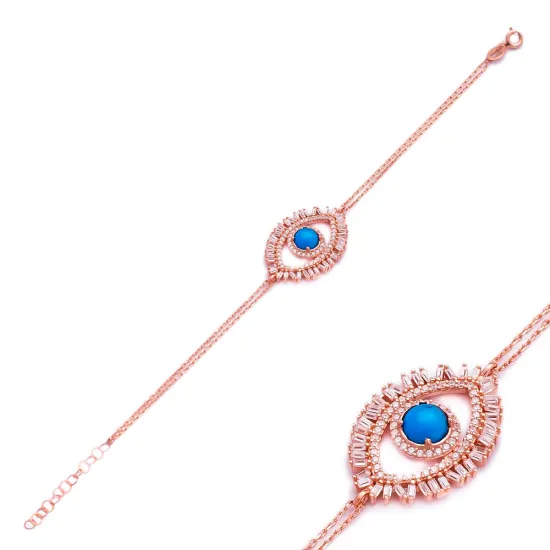 Made in Turkey Handcrafted Evil Eye 925 Silver Bracelet Made in Turkey Handcrafted Evil Eye 925 Silver Bracelet