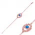 Made in Turkey Handcrafted Evil Eye 925 Silver Bracelet