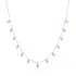 Turkish Minimalist Aquamarine Sterling Silver Necklace