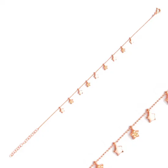 Turkish Minimalist Star 925 Sterling Silver Bracelet