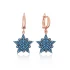 Turkish Sheriff Star 925 Silver Earrings