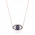 Turkish Handcrafted Evil Eye Silver Pendant