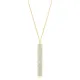 Turkish CZ Baguette Shape 925 Sterling Silver Pendant Turkish CZ Baguette Shape 925 Sterling Silver Pendant