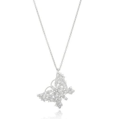 Turkish Delicate Butterfly 925 Sterling Silver Pendant Turkish Delicate Butterfly 925 Sterling Silver Pendant