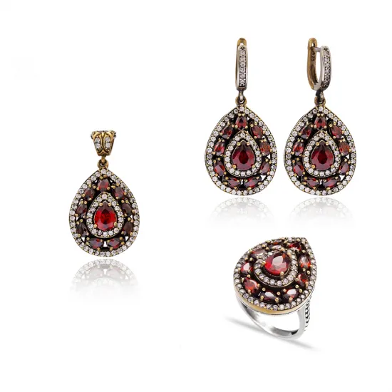 Authentic Handcrafted Wholesale Turkish Silver Set Authentic Handcrafted Wholesale Turkish Silver Set