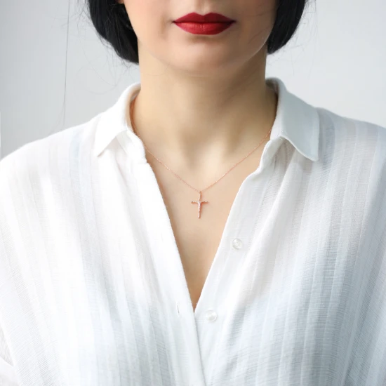 Handcrafted Cross Sterling Silver Pendant Handcrafted Cross Sterling Silver Pendant