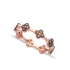 Turkish Pave Band Clover 925 Sterling Silver Ring