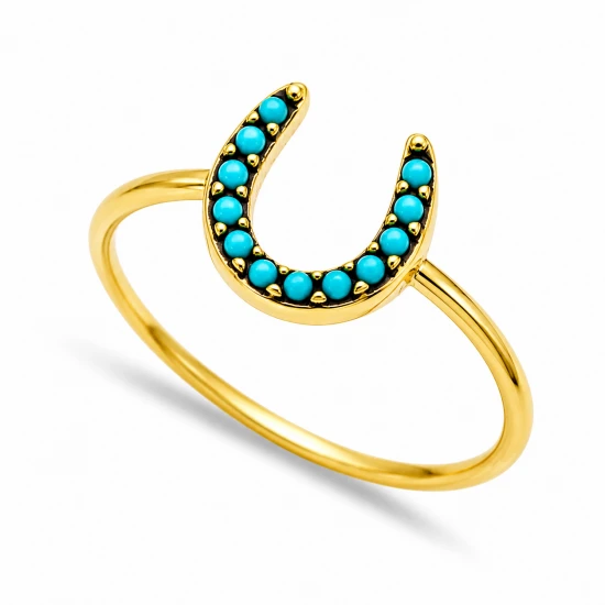Turkish Horseshoe 925 Sterling Silver Ring