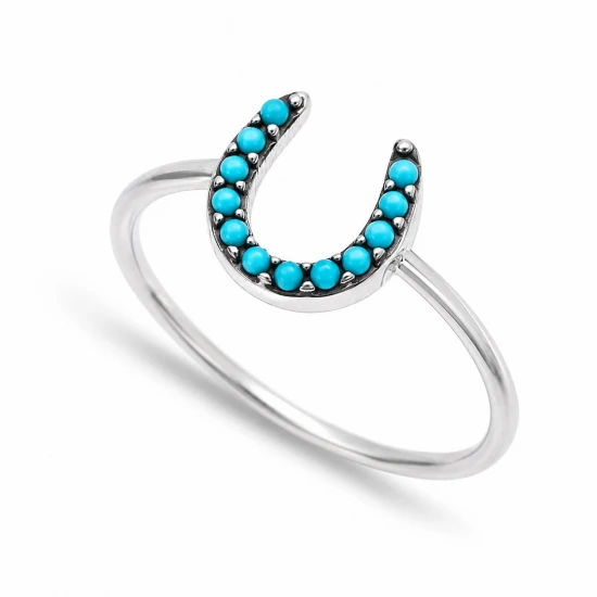 Turkish Horseshoe 925 Sterling Silver Ring