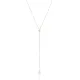 Turkish 925 Sterling Silver Lariat Necklace