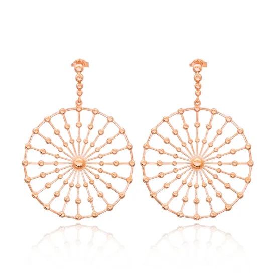 Turkish Round 925 Sterling Silver Earrings Turkish Round 925 Sterling Silver Earrings