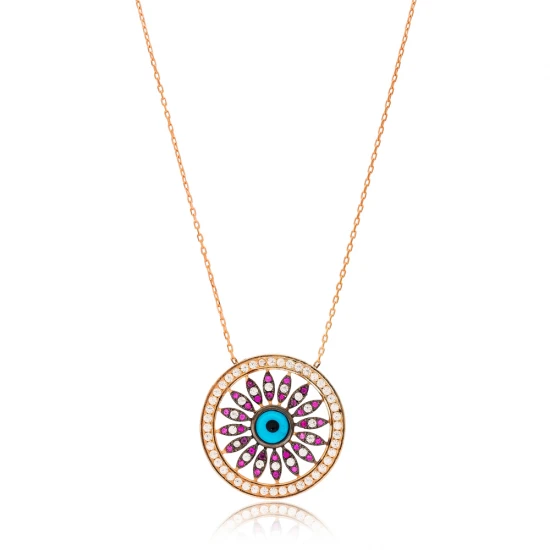 Turkish Pattern Pendant in 925 Sterling Silver - Sade 925 Silver Jewelry