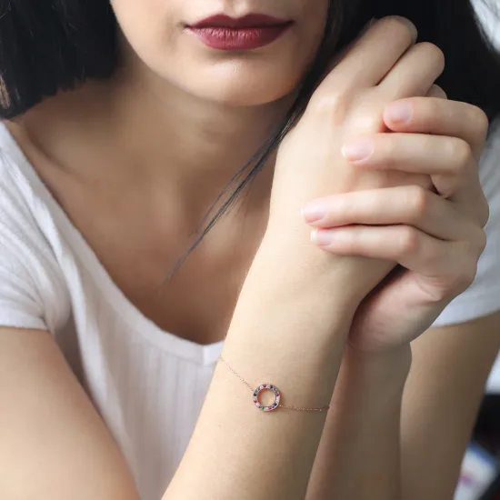 Turkish Thin Rounded 925 Silver Bracelet | 925 Sterling Silver Wholesale | Sade Silver Turkish Thin Rounded 925 Silver Bracelet - Sade 925 Silver Jewelry