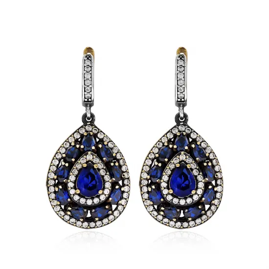 Authentic Silver Earring In Turkish Wholesale 925 Sterling Silver Jewelry Authentic Silver Earring In Turkish Wholesale 925 Sterling Silver Jewelry
