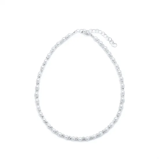 Turkish Minimalist Pearl 925 Sterling Silver Anklet Turkish Minimalist Pearl 925 Sterling Silver Anklet